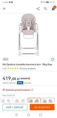 Sprzedam krzesełko do karmienia