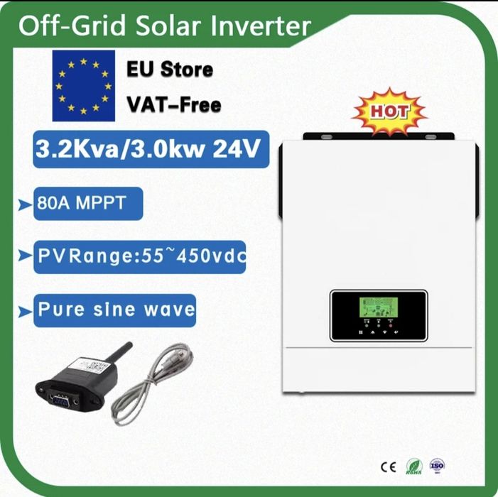 Falownik hybrydowy  Inwenter 24v Pv 55-450v
