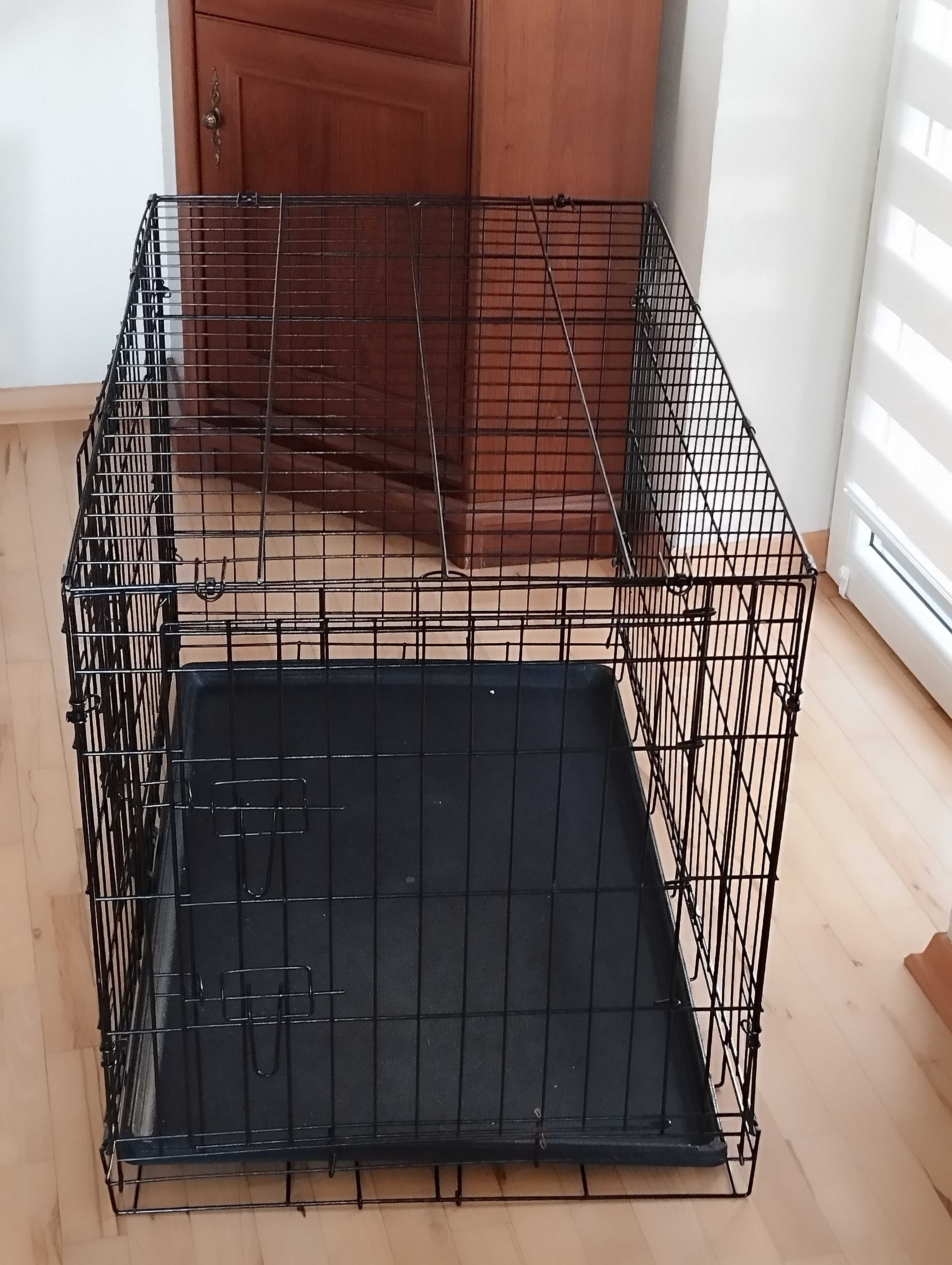 Metalowa klatka transportowa dla zwierząt / duży KOJEC XL  91x62x65