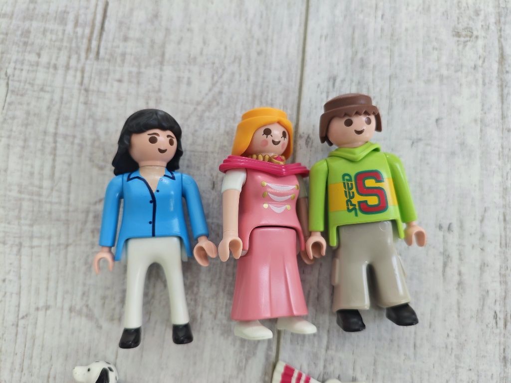 Playmobil 3 figurki piesek dalmatyńczyk