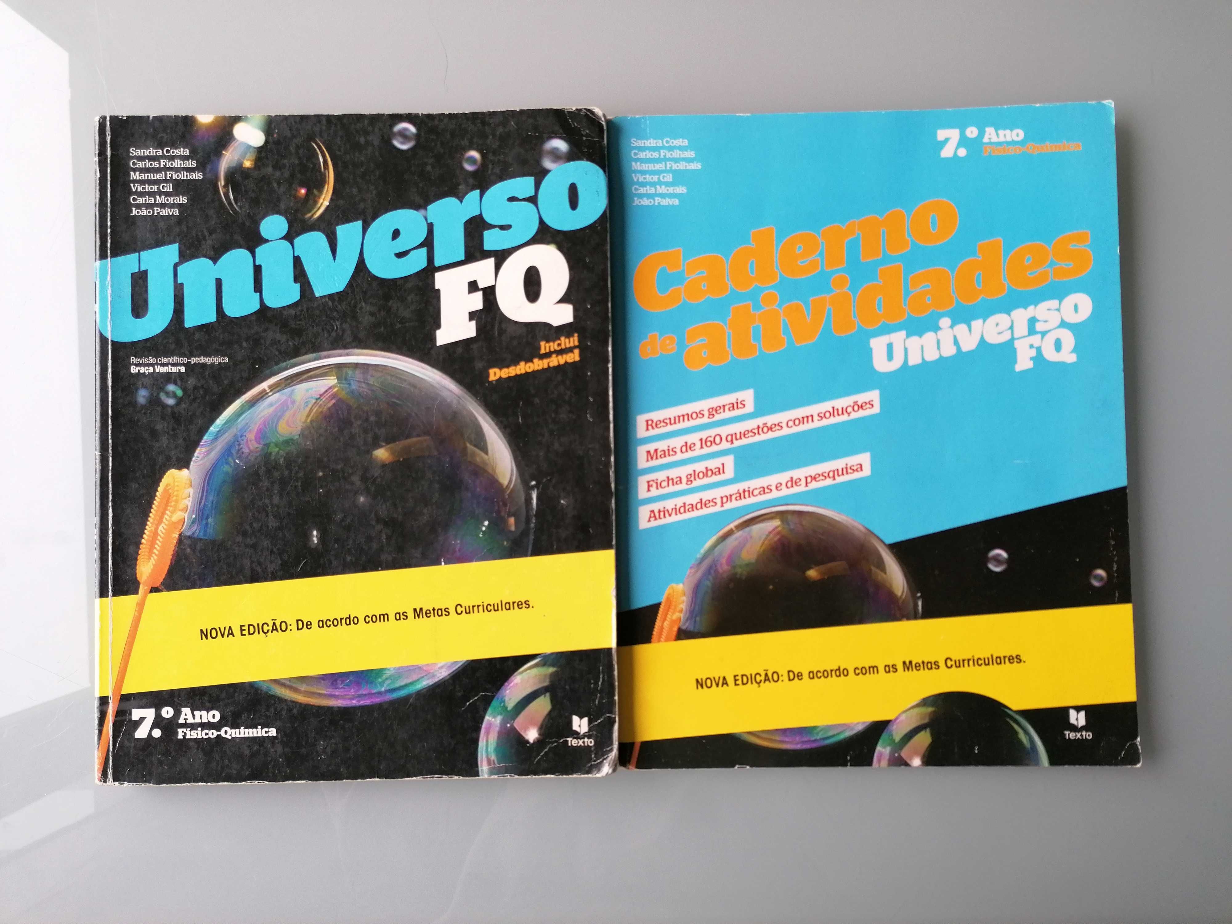 Universo FQ - Físico-Química 7 ºAno - Conjunto Manual e C.A.