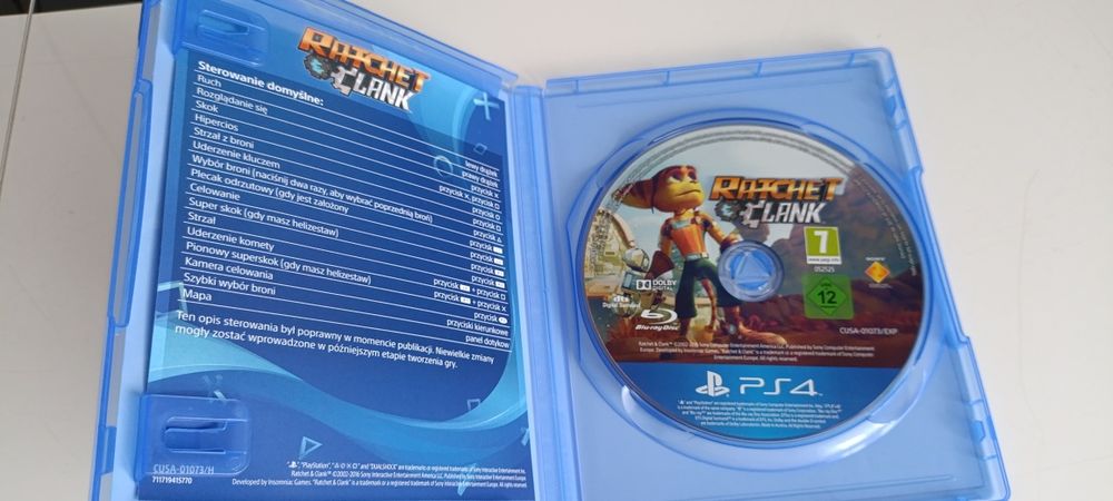 Ratchet i Clank PL PS4 jak nowa