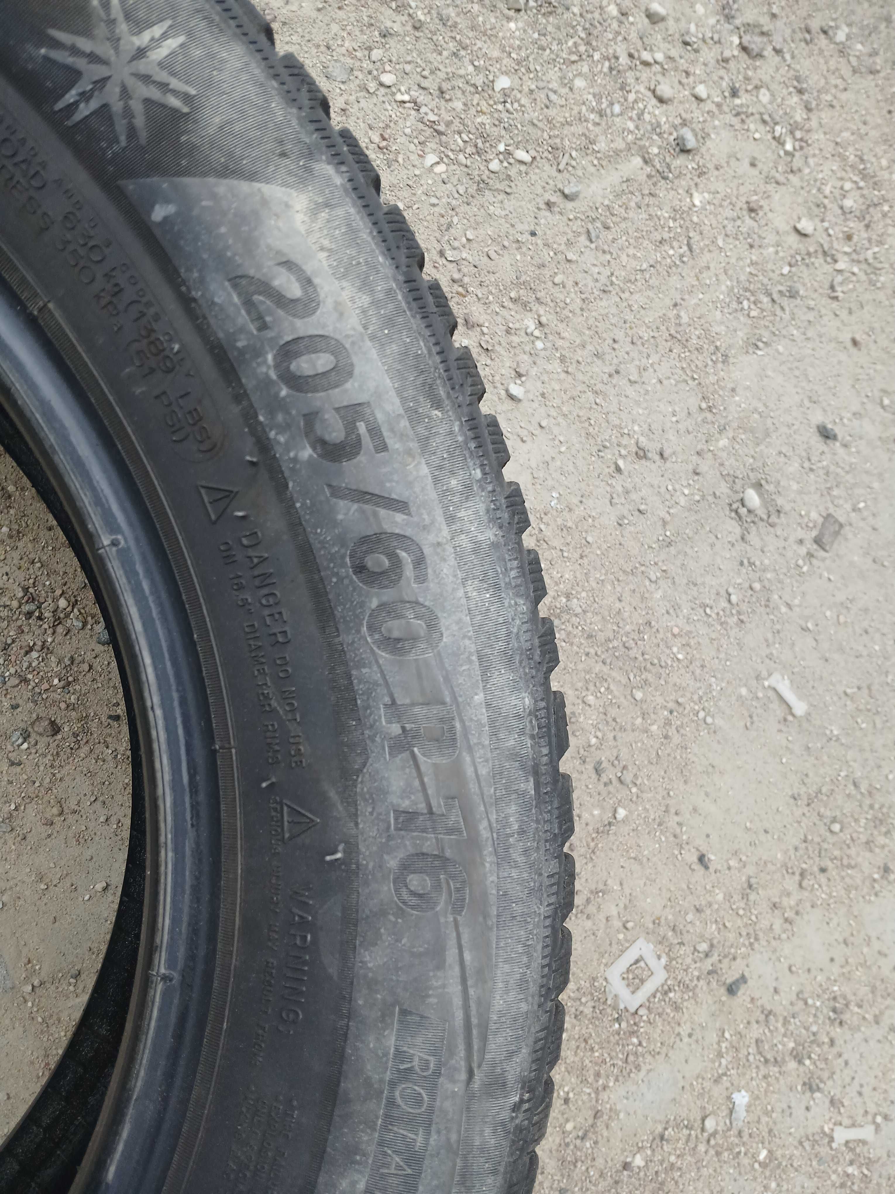 4x używane opony zimowe 205/60 R16 Michelin Gwarancja Montaż