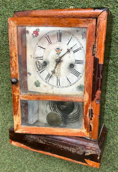 relogio antigo, para restauro completo, mesa ou parede