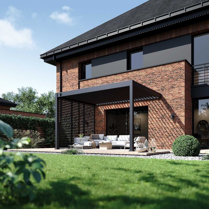 Pergola aluminiowa - zadaszenie wolnostojące