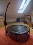 Trampolina fitness z poręczą christopei