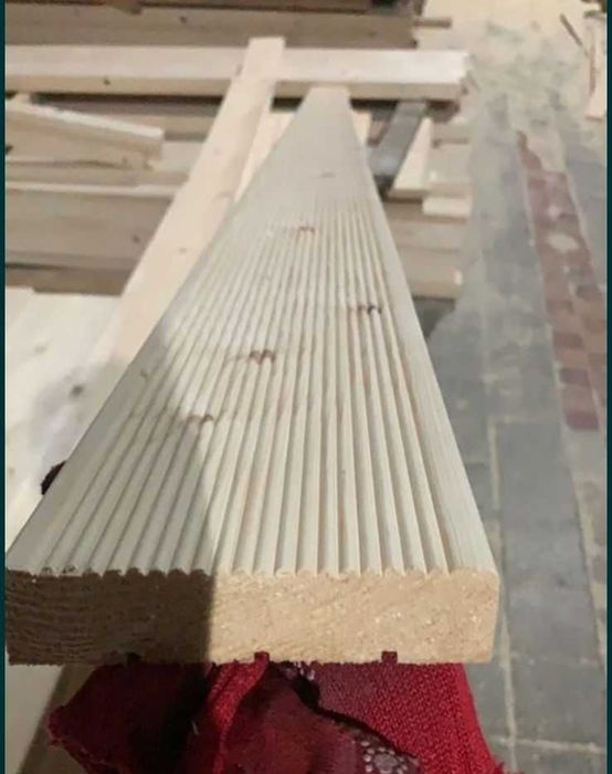 Дошка терасна та палубна зі смереки (хвоя)