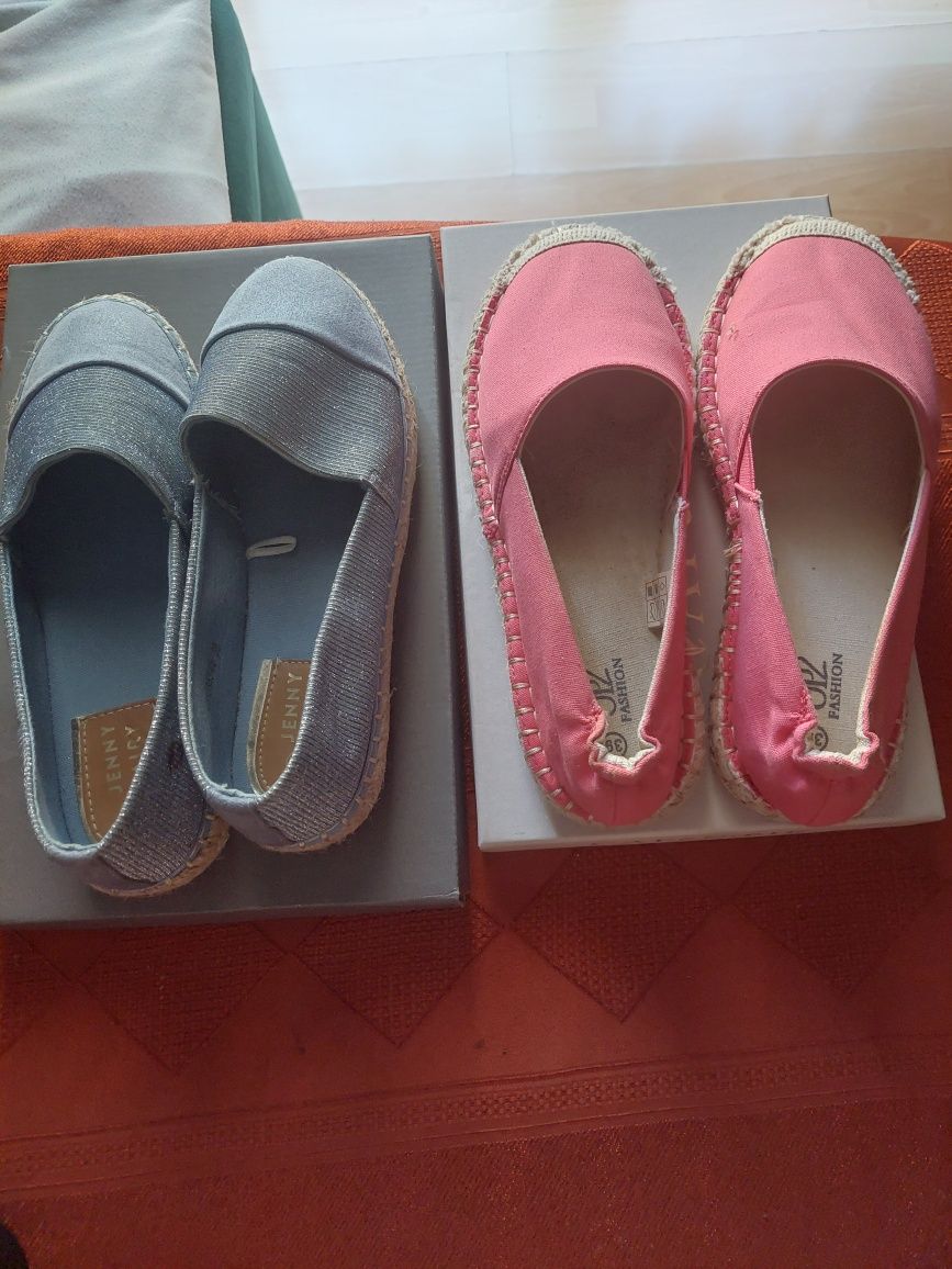 Nowe espadryle 2 pary