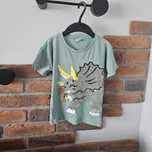 Koszulka z krótkim rękawem t-shirt z cekinami lindex 110/116