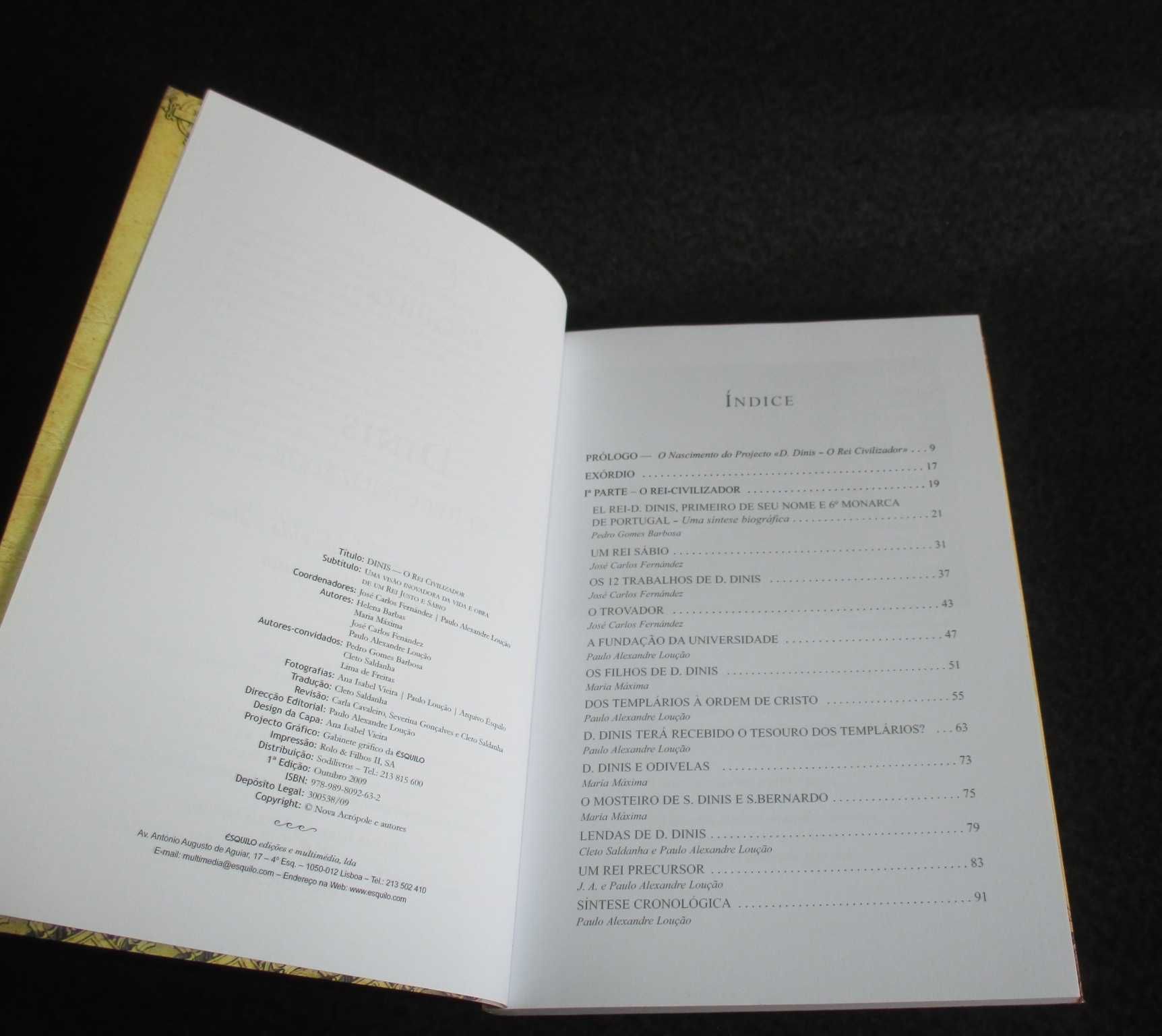Livro Dinis O Rei Civilizador