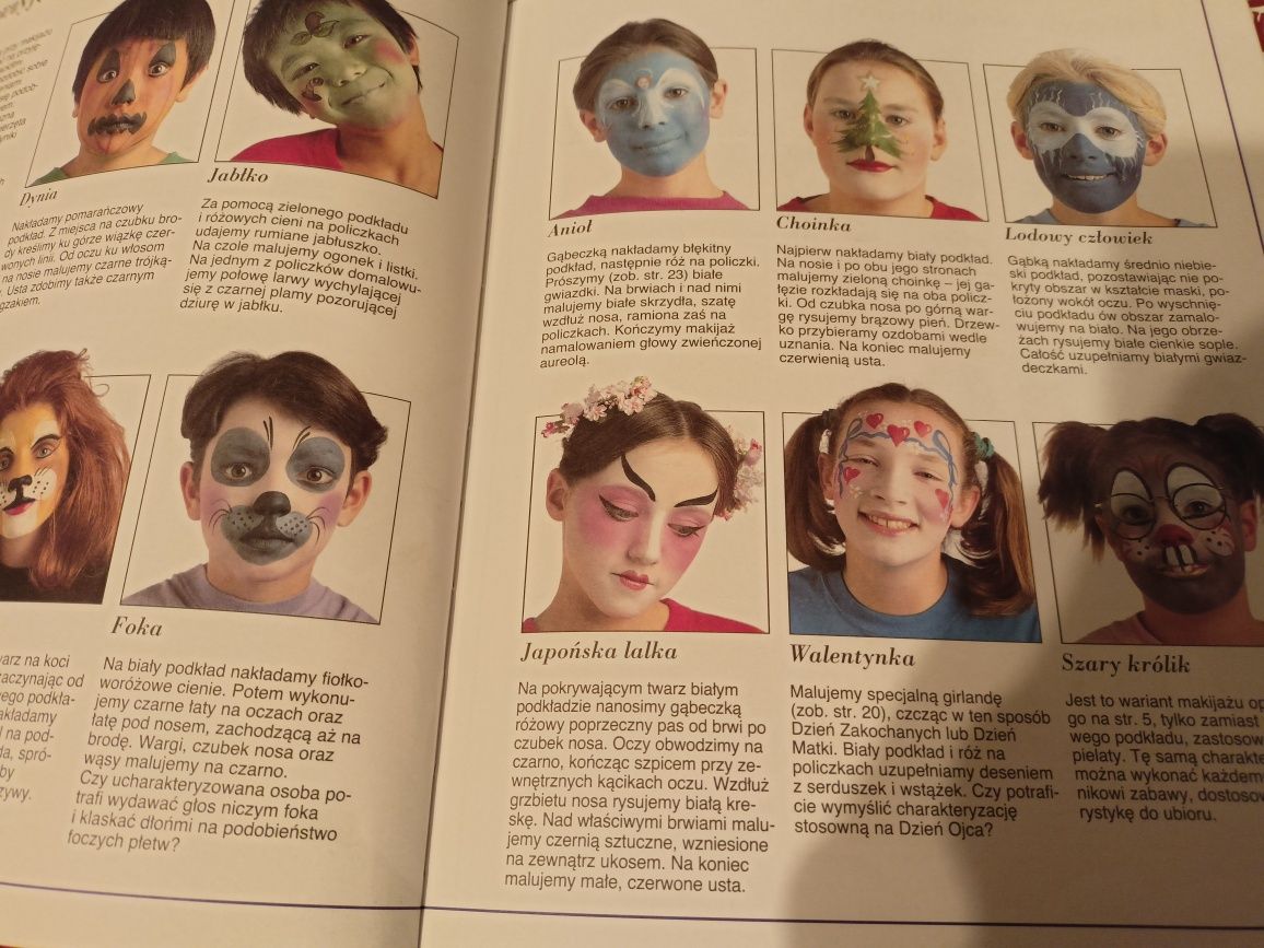 Każde dziecko to potrafi przebieranki maski makijaż
