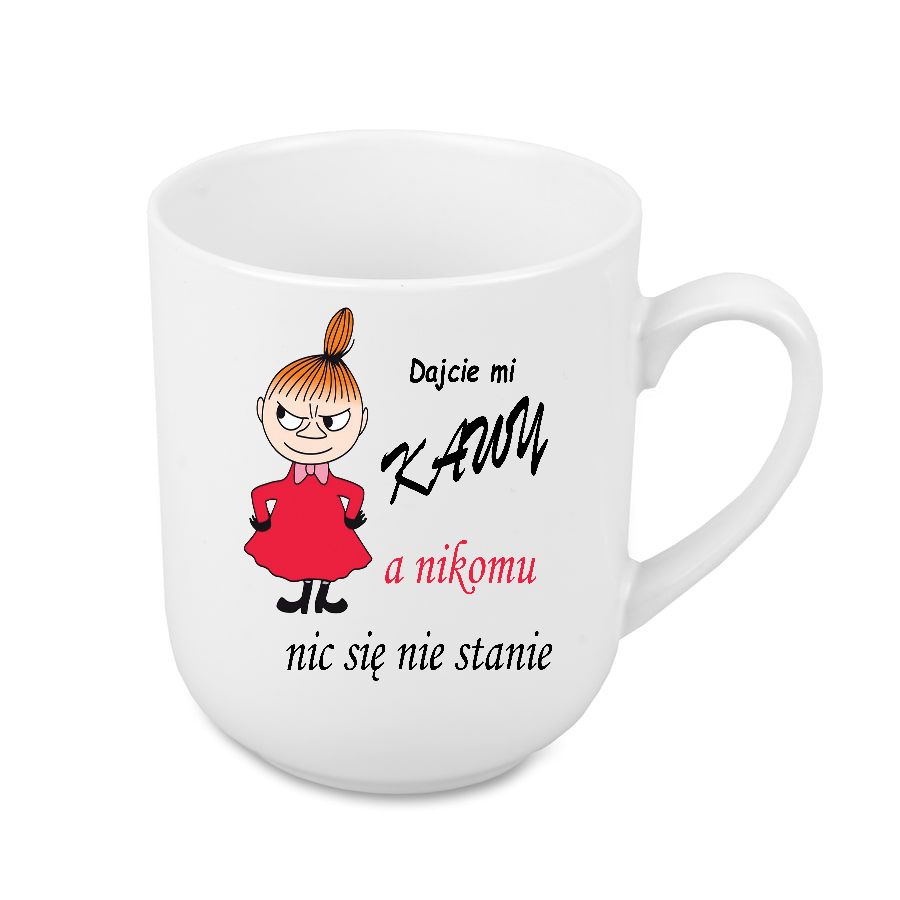 Kubek z  Mała Mi, Coffee 290 ml, Zabawny tekst BI1-MI-055