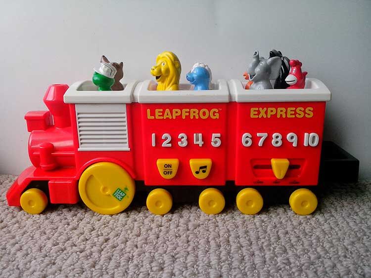 Винтажная игрушка интерактивная "LeapFrog Express" 1998 г.