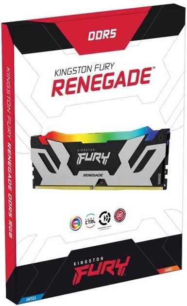 Оперативна памʼять Kingston DDR5 32GB KIT 16GBx2 FURY Renegade