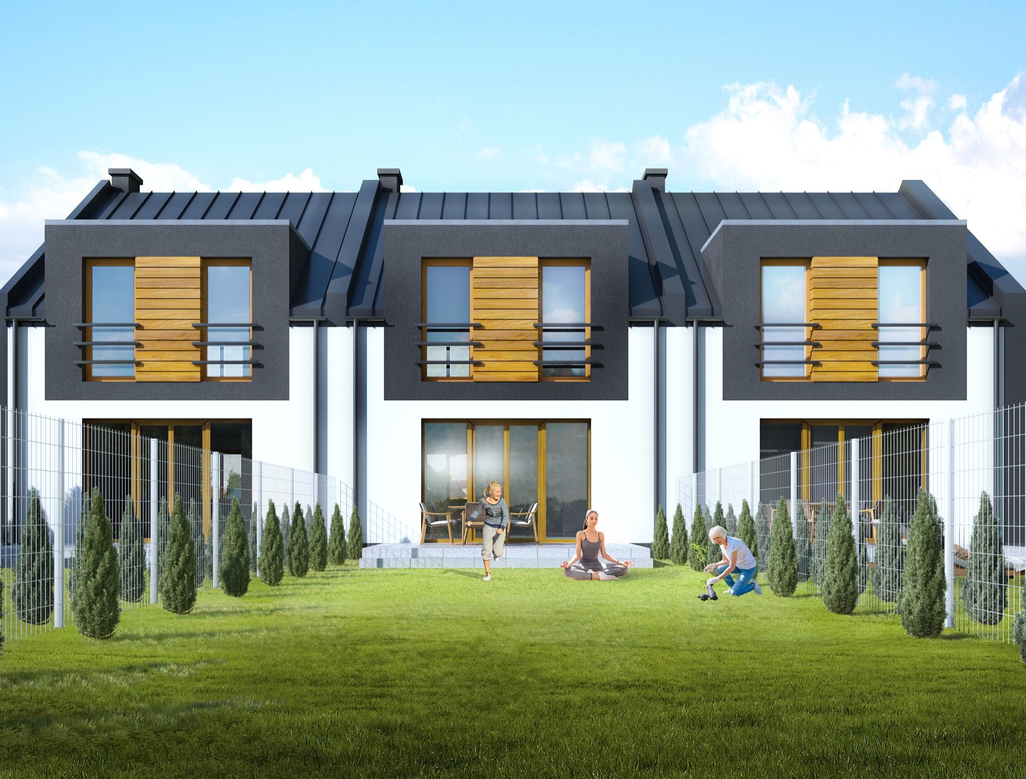 Dom 100m2 z działką Jarocin Lawendowa Aleja etap C1-C3