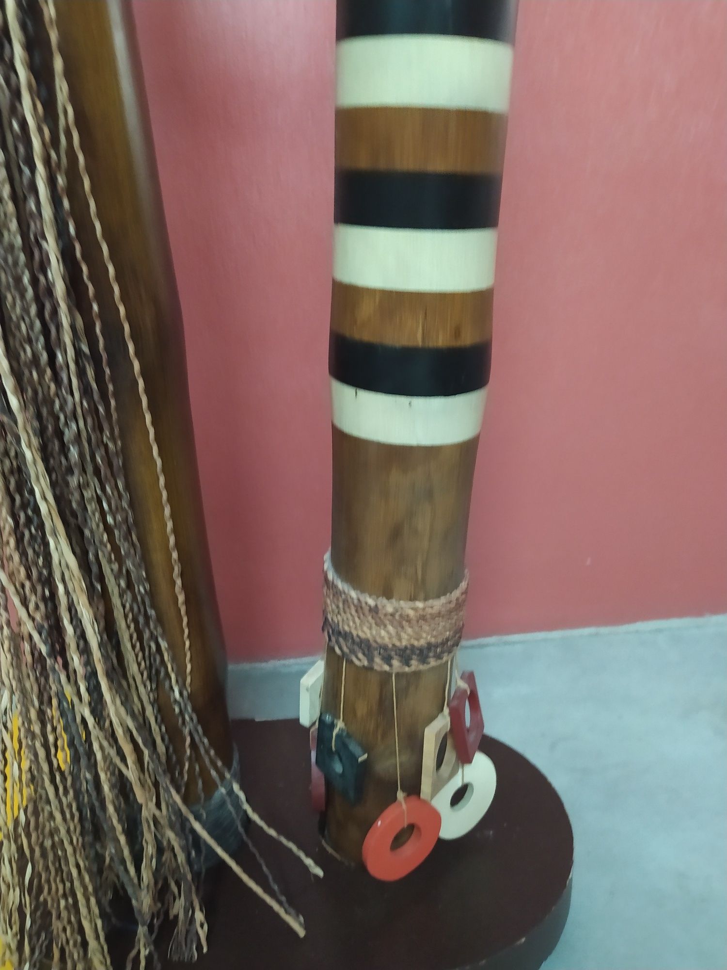 Estátua de bambu