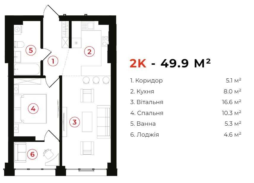 50м2 в самому центрі міста, вул Південний бульвар