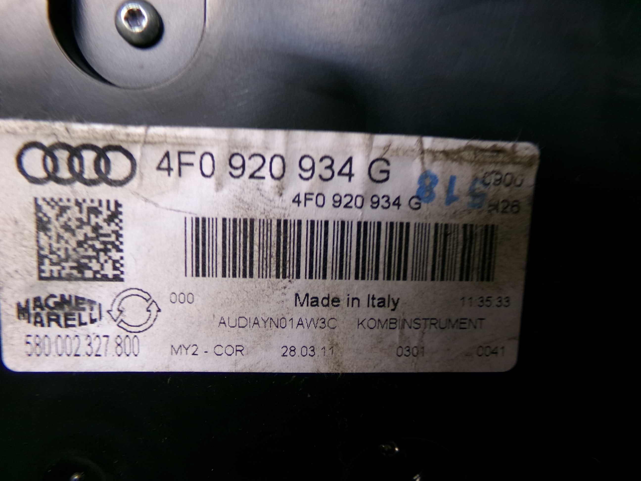 Maj55 Licznik prędkościomierz zegary audi a6 c6 wysyłka