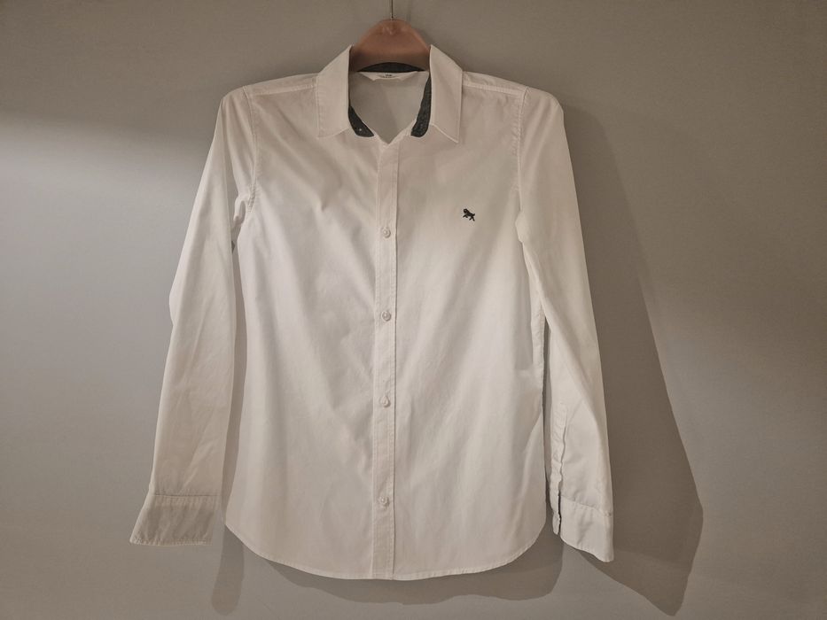 Biała koszula 146 H&M elegancka wizytowa chłopięca