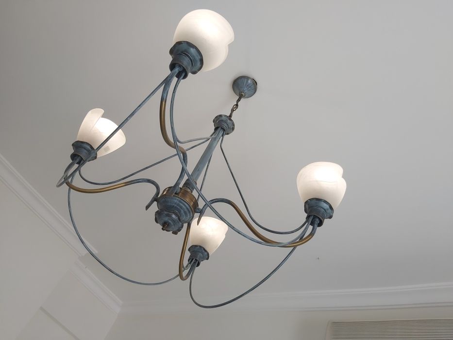 Candeeiro de sala azul