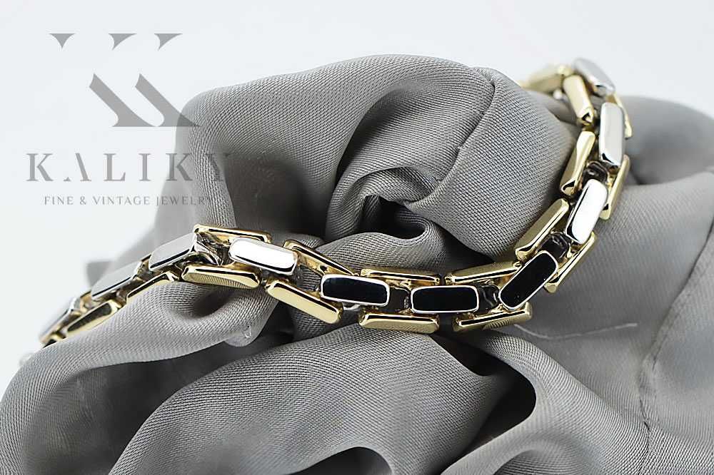 Złota bransoleta męska 14k 585 włoska cb079yw Wrocław