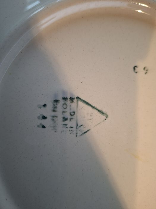 Koło fajans vintage talerzyki