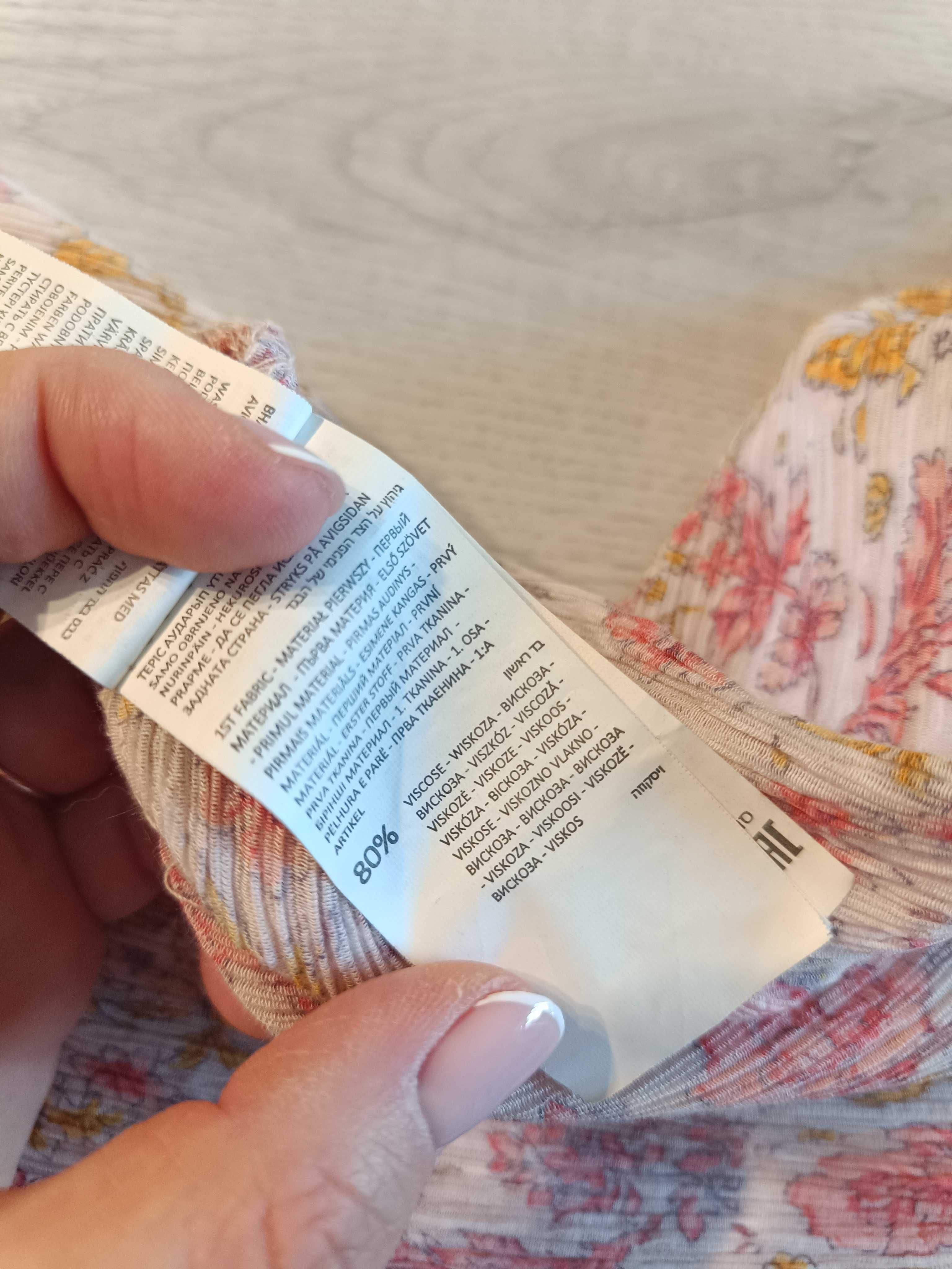 Sukienka z baskinką na lato wiskoza