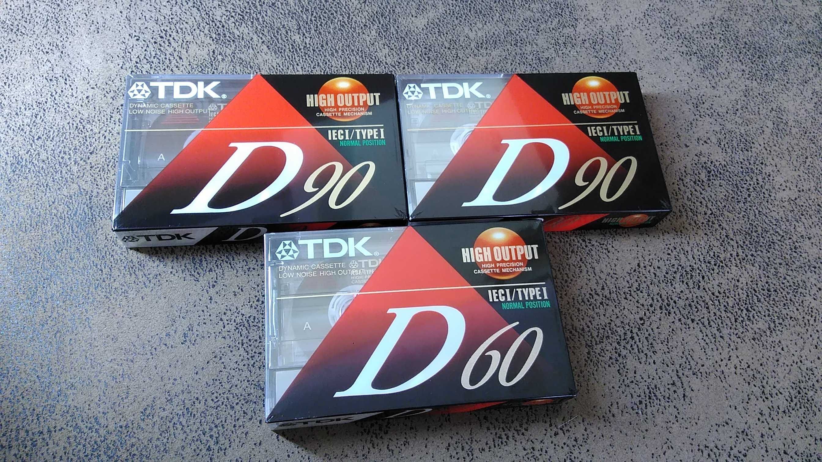 Аудіо касети TDK D  30.60.90  нормал фірмові