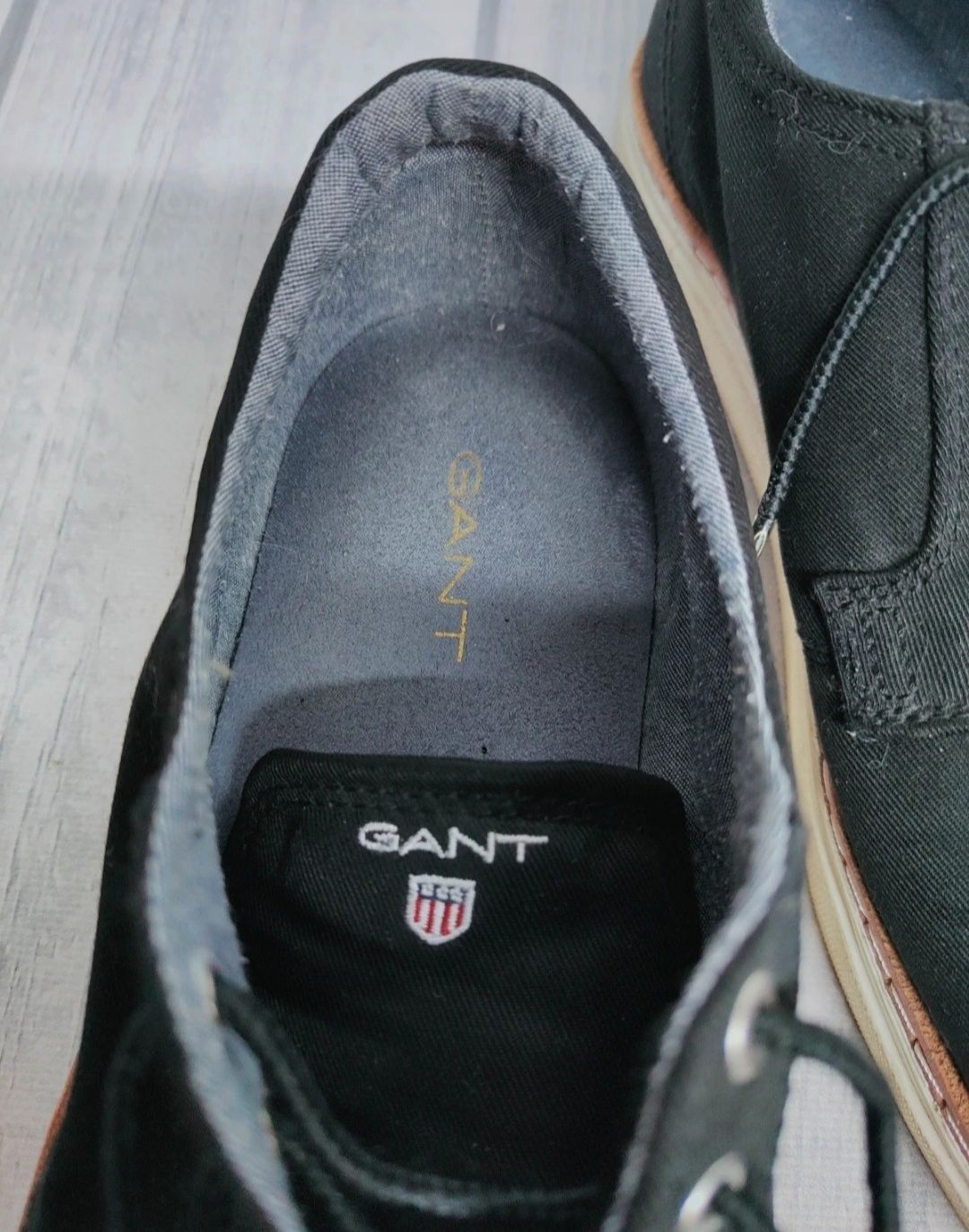 Gant buty sznurowane orginalne męskie tenisówki skóra naturaln 42