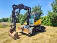 Mecalac 714MWe  koparka kołowa sprowadzona klima kamery super stan! volvo system