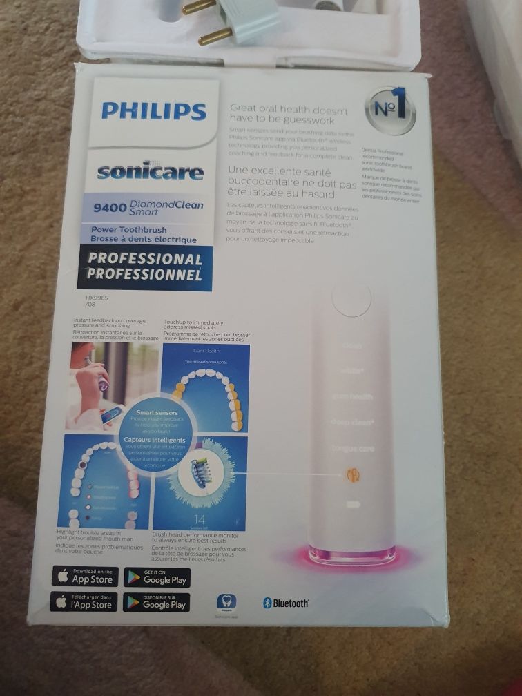 Электрическая зубная щётка филипс Philips Sonicare DiamondClean Smart