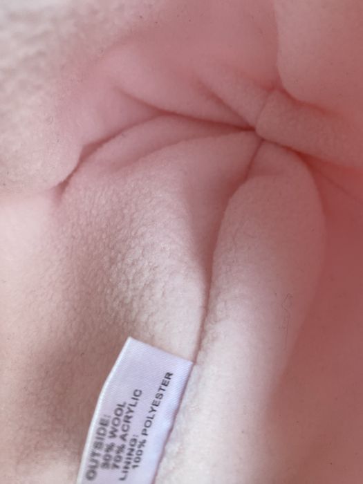 Набір шапка шарф зимова тепла на флісі 0-6 місяців