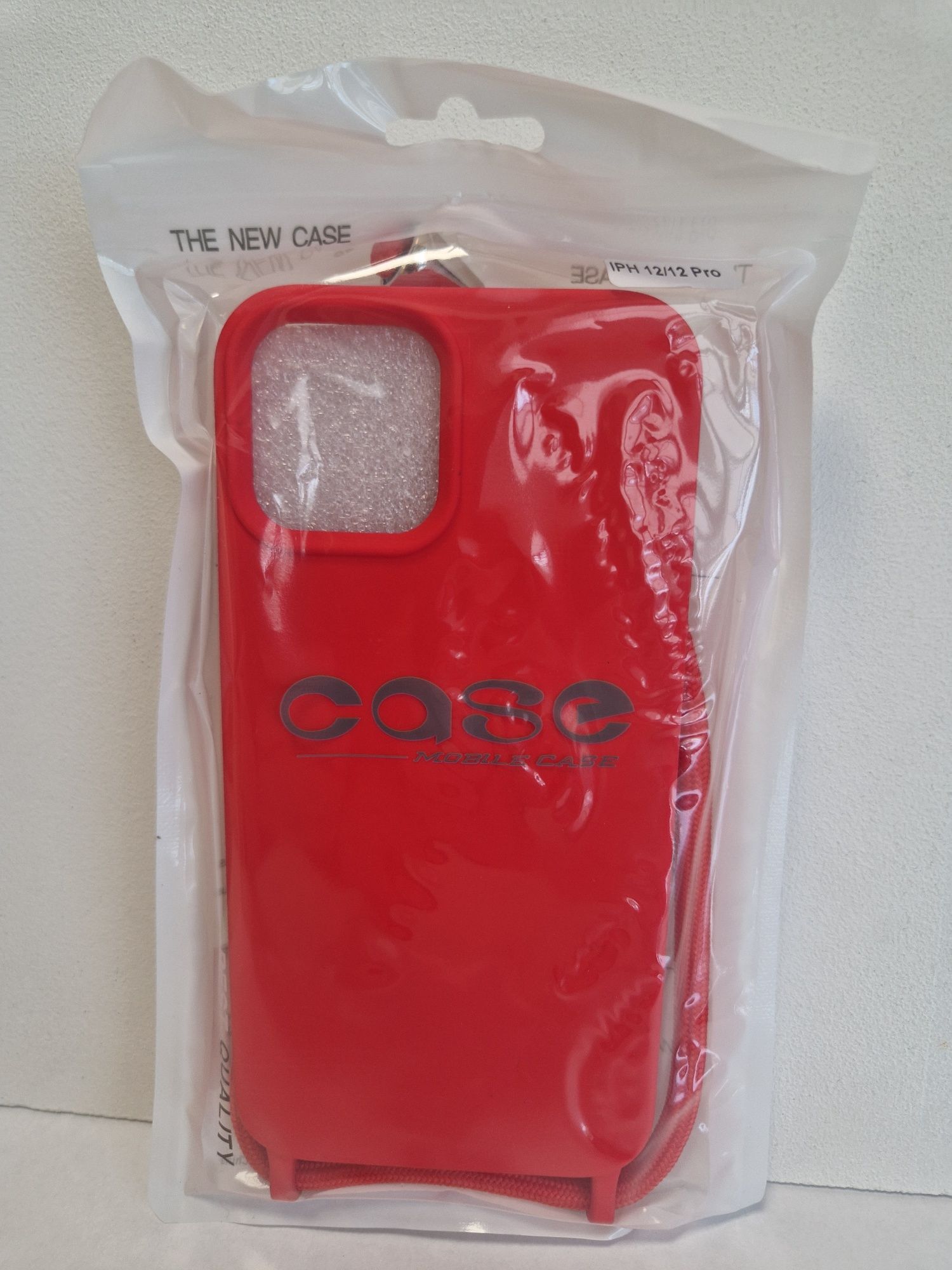Strap Silicone Case do Iphone 12/12 Pro wzór 1 czerwony
