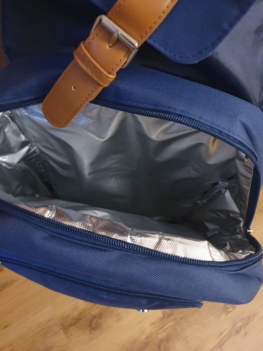 Plecak piknikowy termiczny z wyposażeniem nowy
