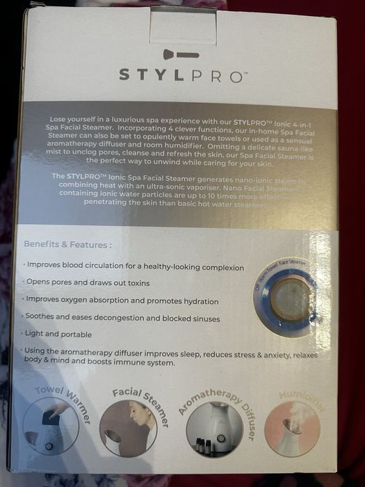 STYLPRO 4w1 – wapozon, profesjonalne domowe SPA, użyta tylko raz!