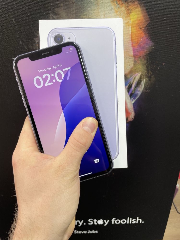 iPhone 11.128Gb Purple Never lock
