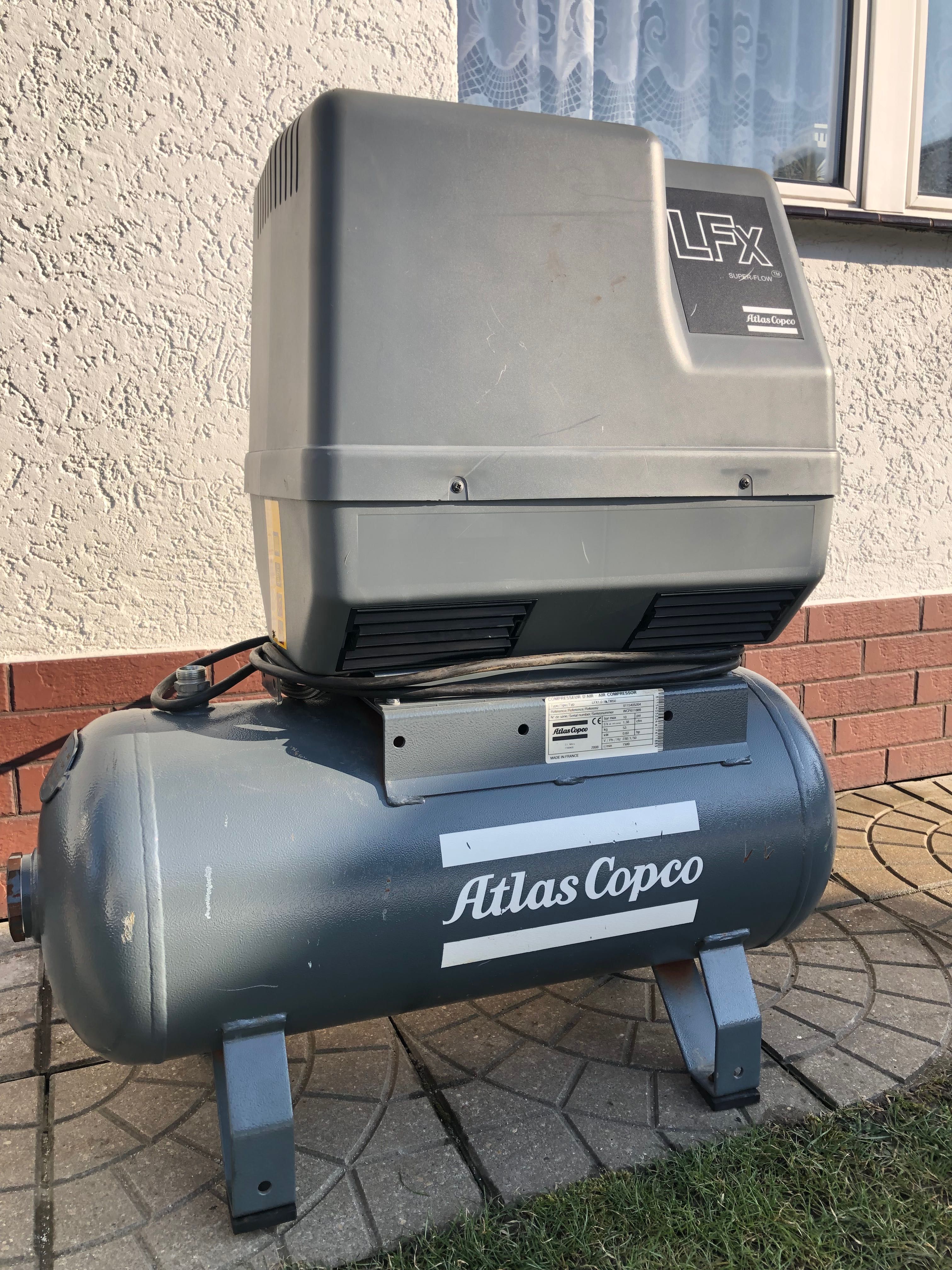 Atlas Copco LFX super Flow kompresor, sprężarka 230V okazja!