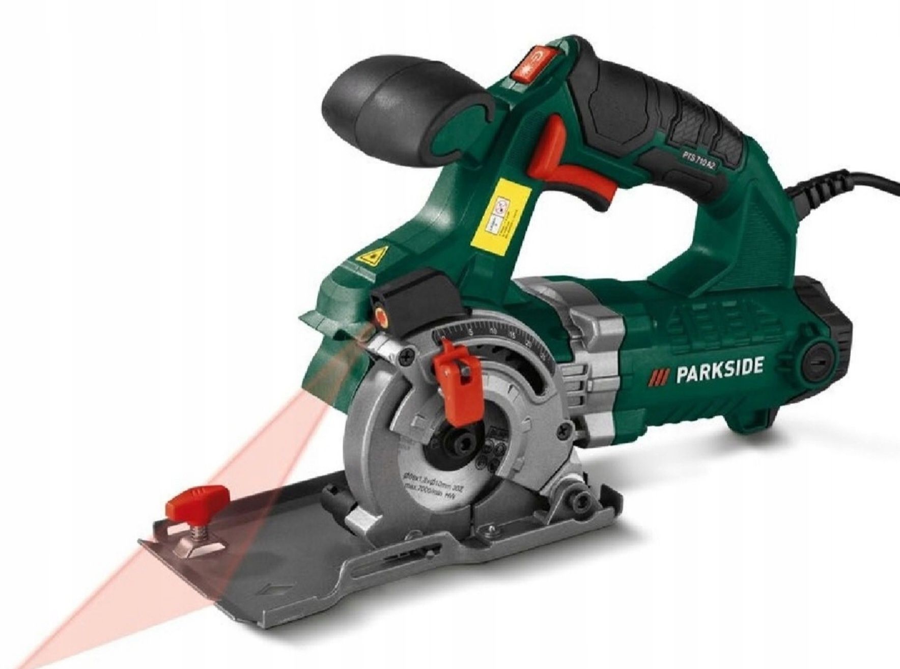Elektryczna Pilarka Wgłębna Parkside PTS 710 B2 3xTarcze Laser Walizka
