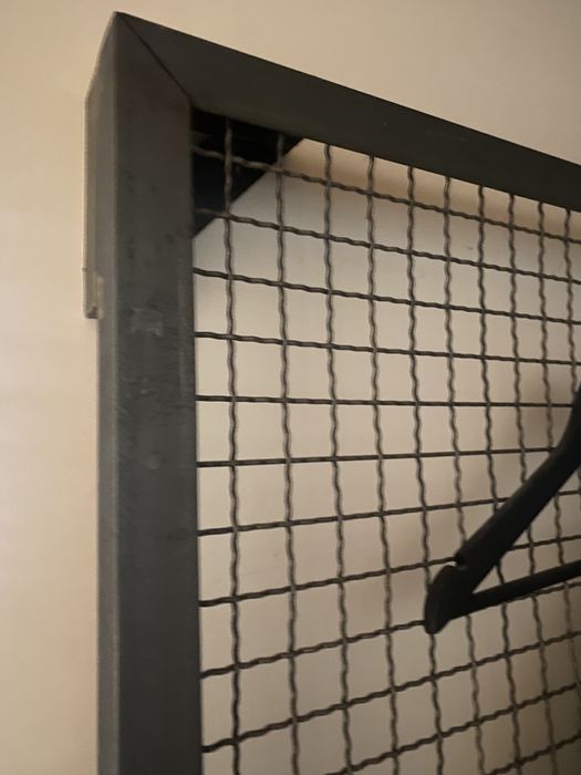 Wieszak do przedpokoju na odziez loft industrial krata