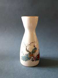 Karafka do sake, porcelana heisei, Japonia, vintage, retro