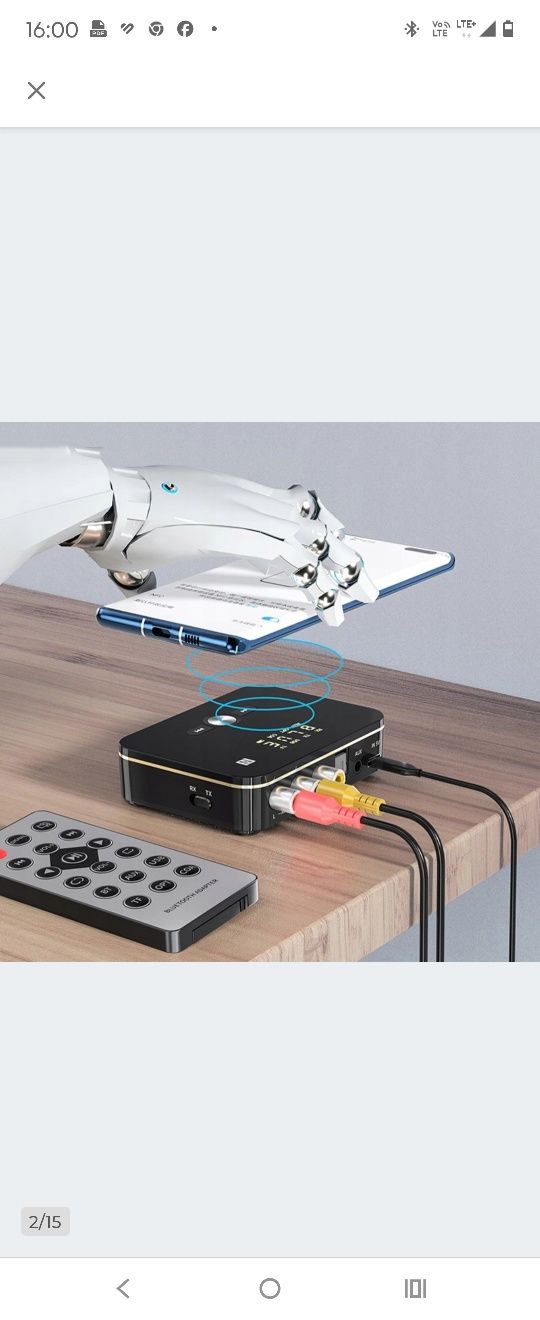Odbiornik + nadajnik ADAPTER bluetooth 5.0 NFC AUX micro USB minijack