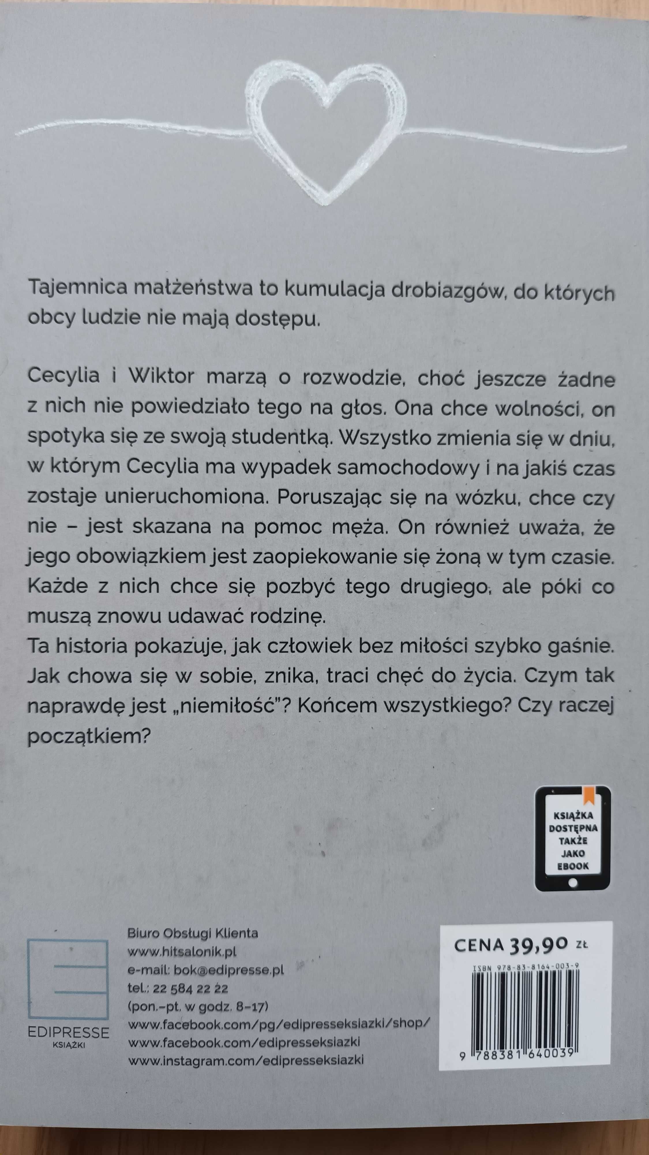 Książka Natasza Socha "(Nie) miłość "