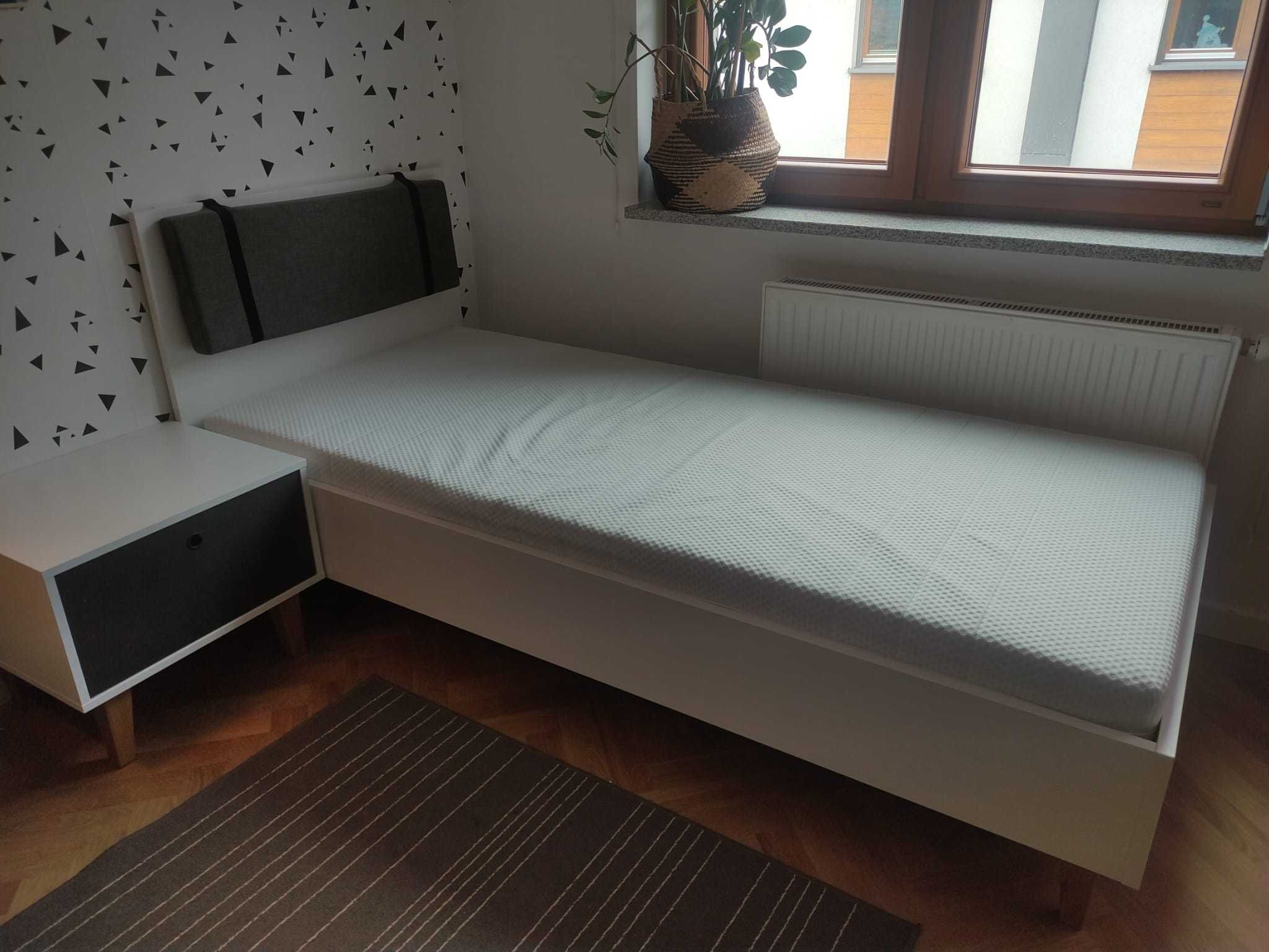Łóżko VOX concept 90x200 Simple Creative + stelarz + zagłówek IKEA