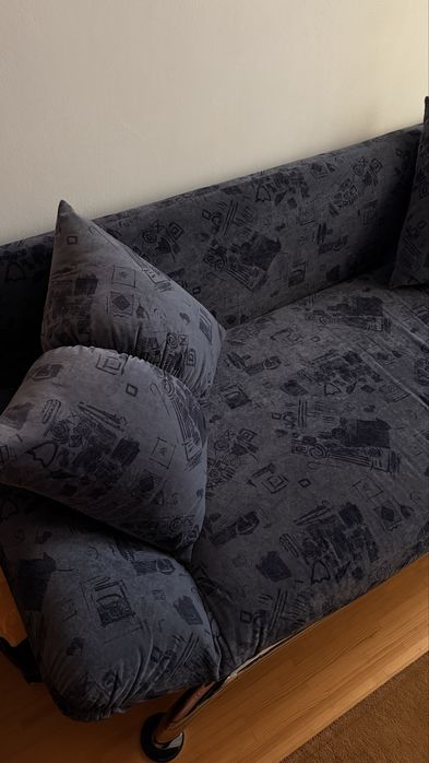 Диван велюровий розкладний