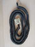 Kable telefoniczne spiralne.