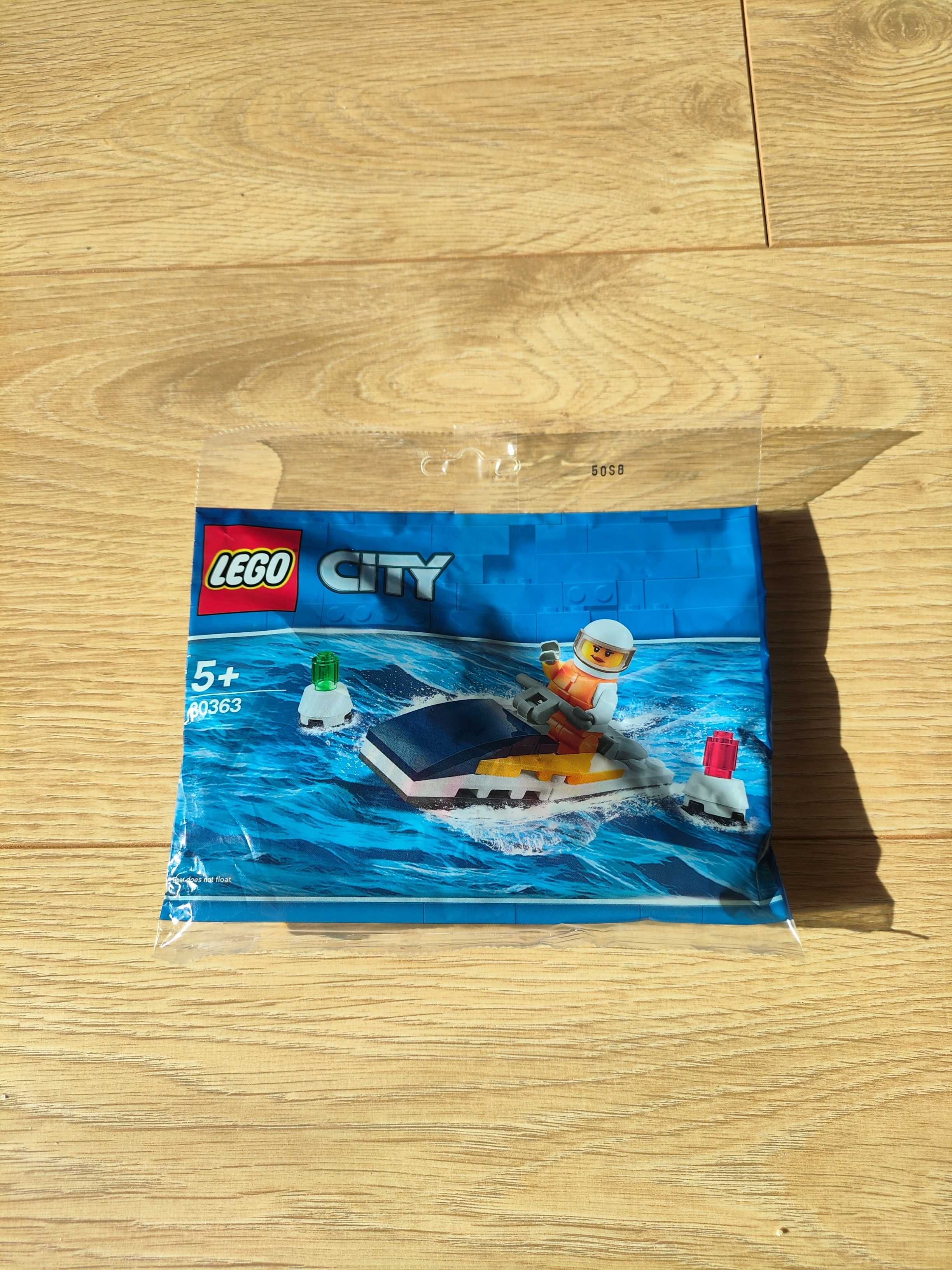 Zestaw LEGO city łódź wyścigowa 30363