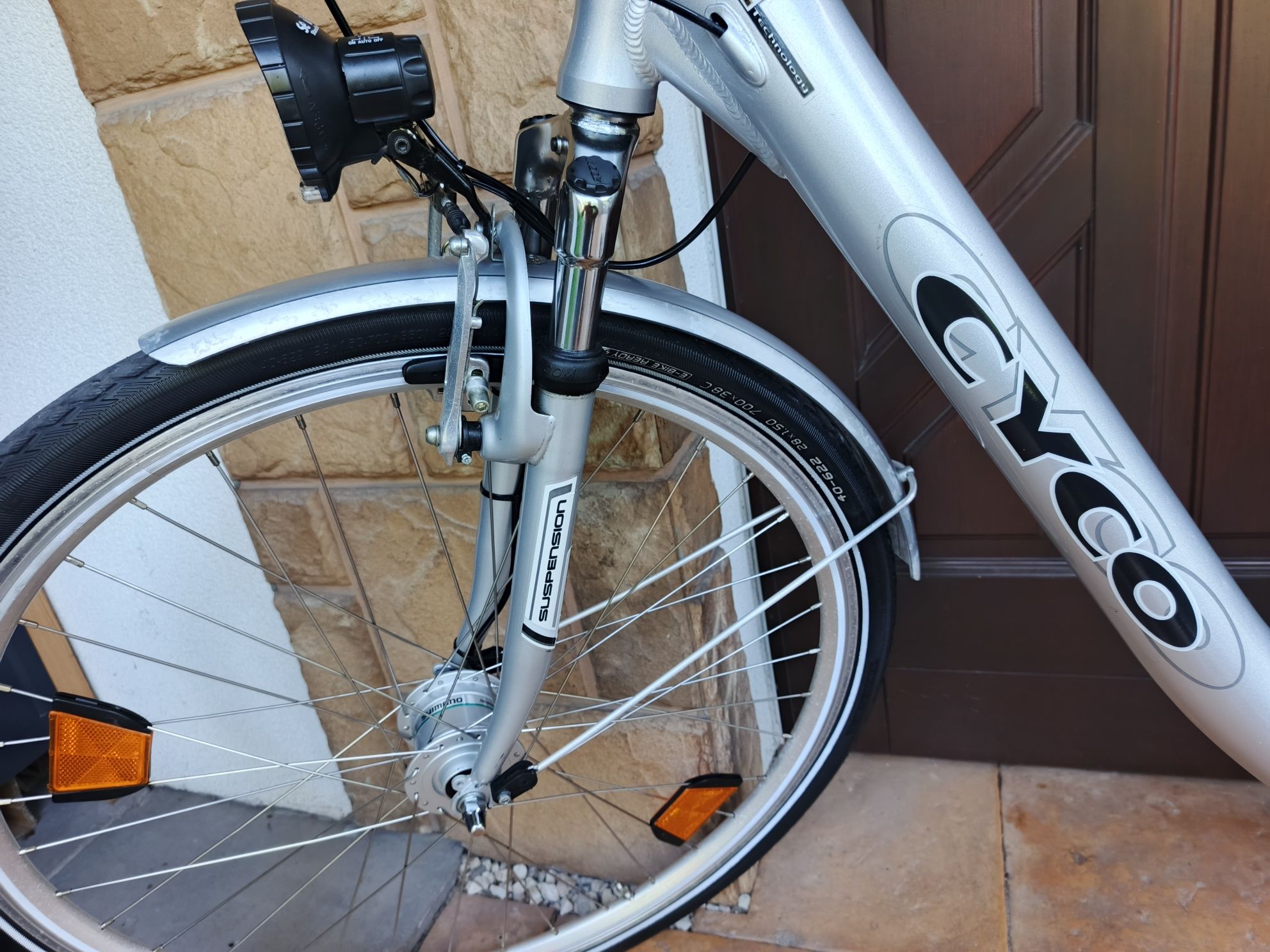 ROWERY Damka Cyco 28" Aluminiowy Hamulec tradycyjny w pedałach Wysyłk