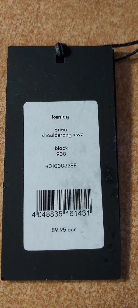STRELLSON Kenley black 900  torba męska saszetka made in swiss