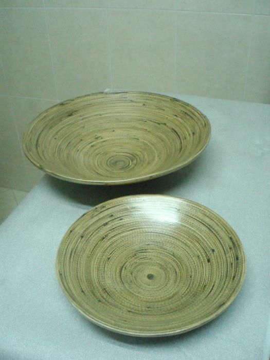 Taças decoração em bambu