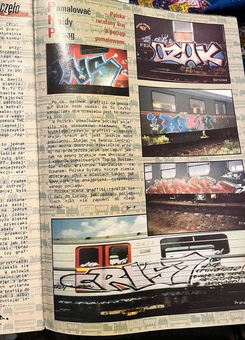 Ślizg magazyn 1996 - snowboard graffiti skateboard